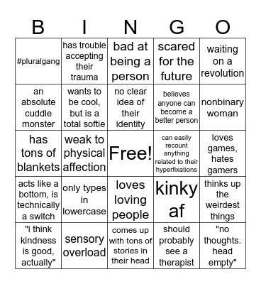 How much like Dozing are you? Bingo Card