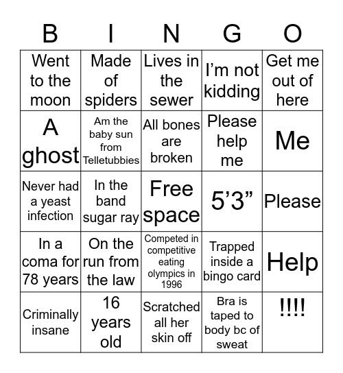 How Similar Are You to Amerah? Bingo Card