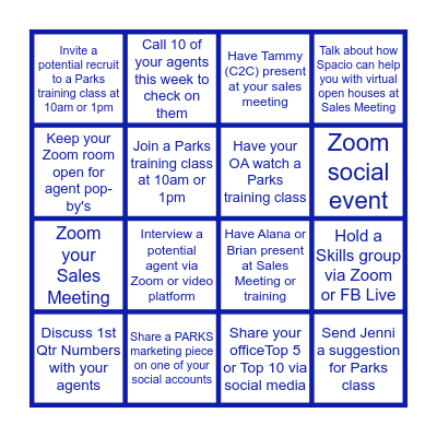 2ND QTR WIG-O Bingo Card