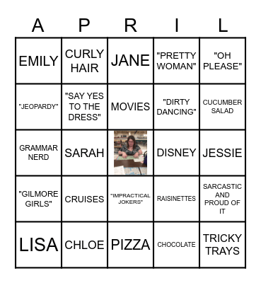 LISA'S BINGO Card