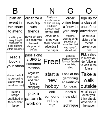 BINGO FUN Bingo Card