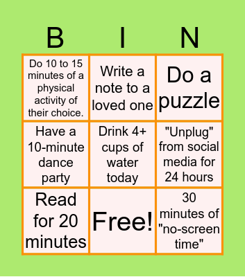 Con Mi MADRE Quarantine Bingo Card