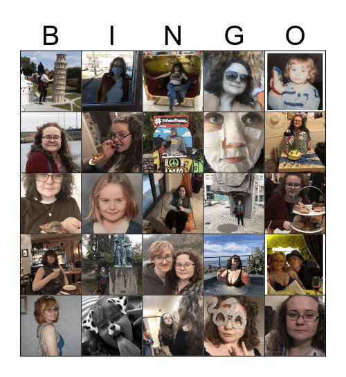 Amy Bingo Card