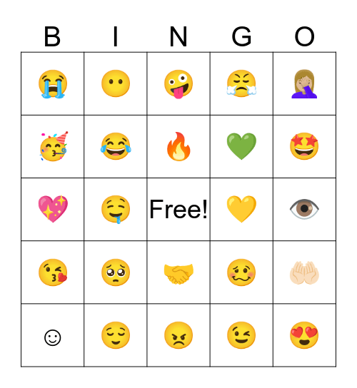 Bs recents Bingo Card