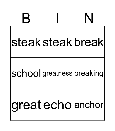 ea bingo game Bingo Card
