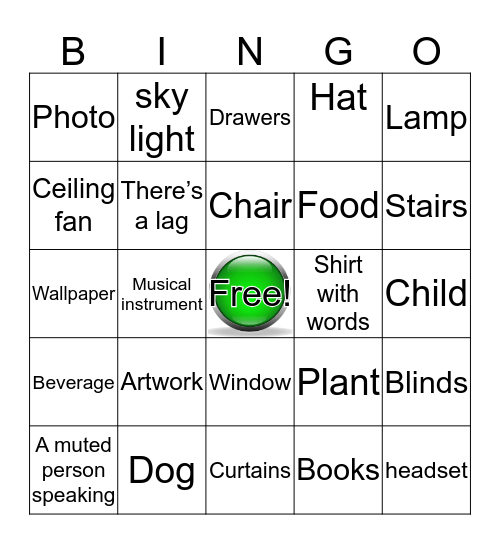 Skype Bingo Card