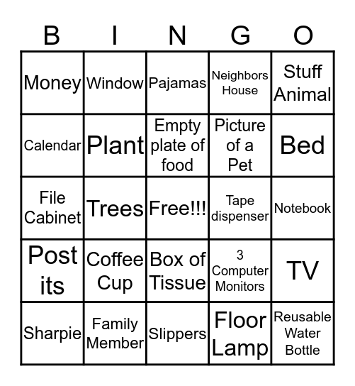 Manoj & Kerthika Baby Shower Bingo Card