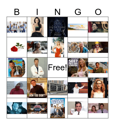 URFC Binge-O Bingo Card