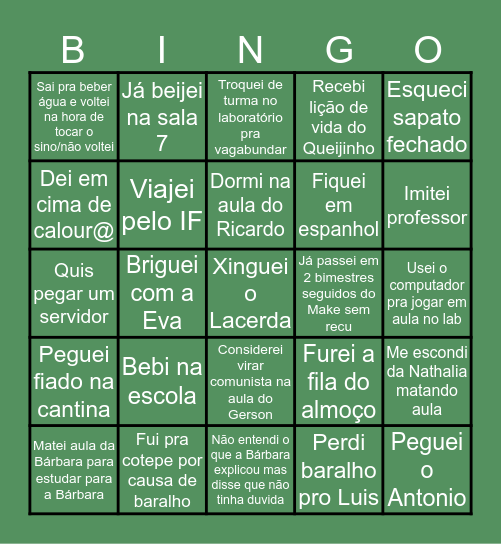 Criei um cartão de Bingo para o /r/portugal. Divirtam-se! : r/portugal