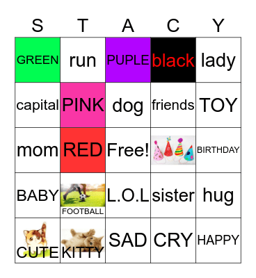 LUCKY BINGO Card