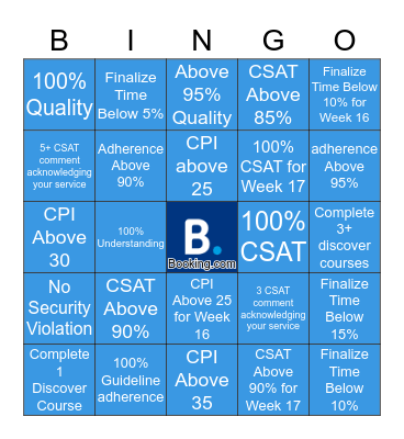 Team Junction Bingo (April) Bingo Card