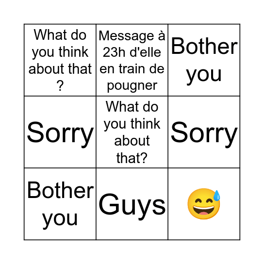 Ale ss ia Bingo Card