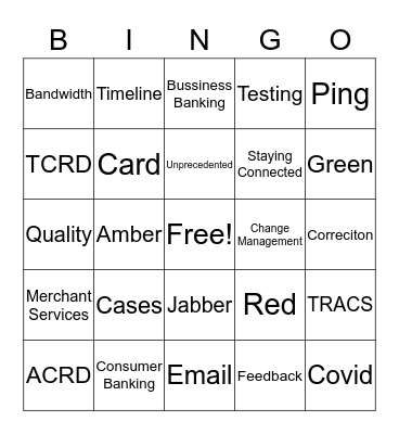 JHatch Town Hall Bingo Card