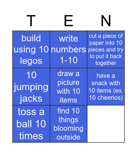 Counting the Omer Bingo Card