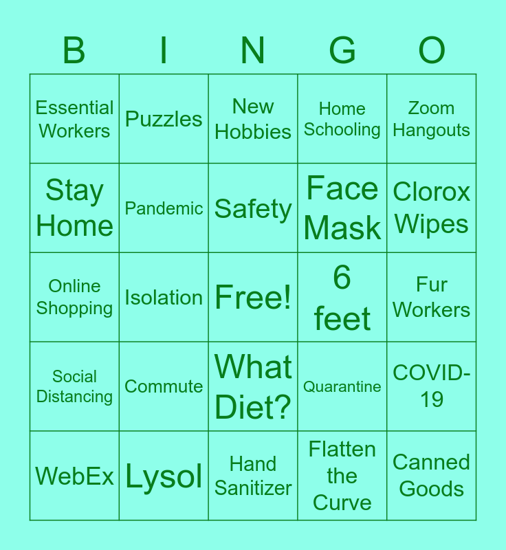 Webex conference call bingo