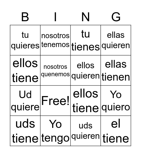 Loteria Bingo Card