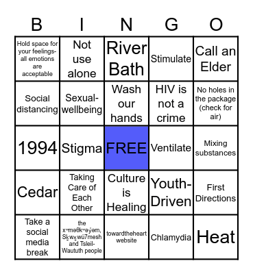 YouthCO/Yuusnewas - Game 2 Bingo Card
