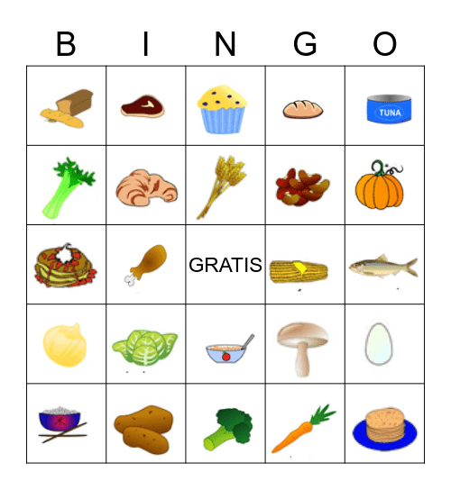 bingo de espanol Bingo Card