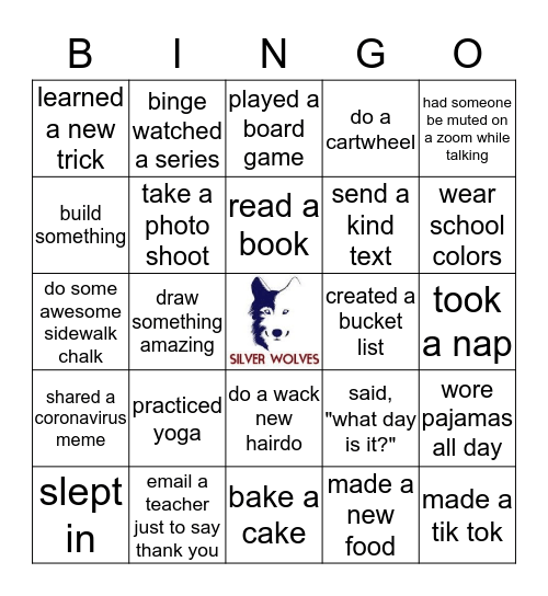 LJH BINGO Card