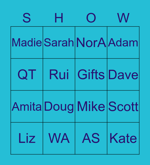 You Betta Recognize! Bingo Card