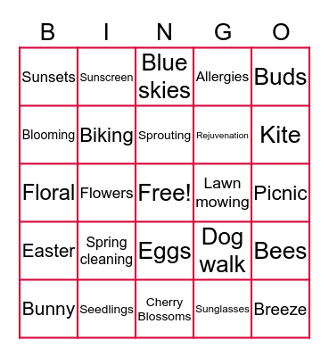 ZLC Bingo Card