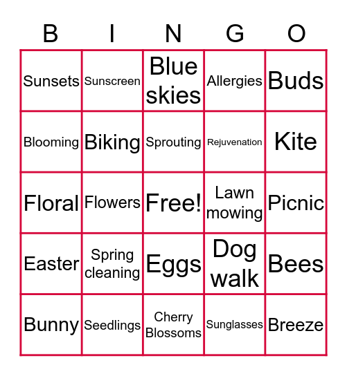 ZLC Bingo Card