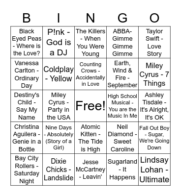 MEC Bingo Card