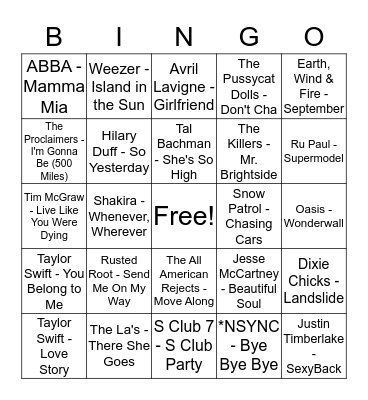 MEC Bingo Round 1 Bingo Card