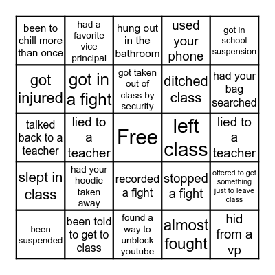 HILO INTER BINGO Card