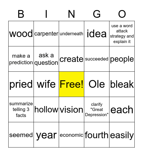Brad LEGO Bingo Card