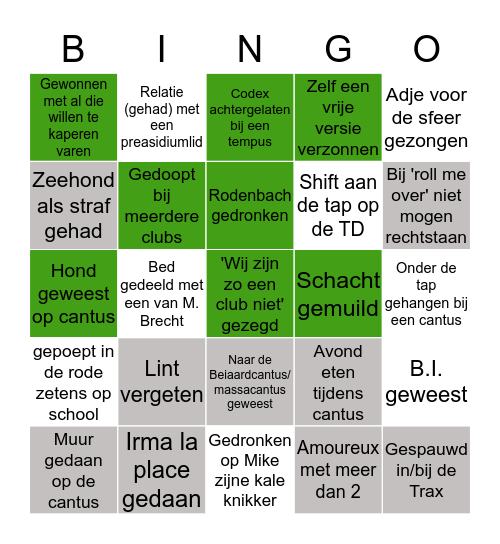 Animalis Bingo Card