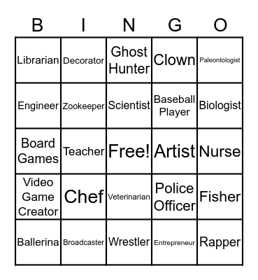 Connecting Champions Bingo Card