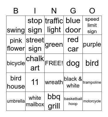Aaron’s Birthday Bingo Card