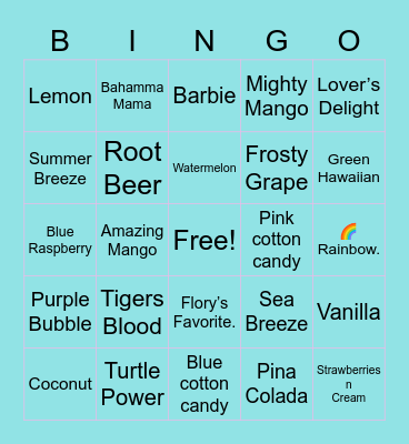 Tads’s Bingo Card