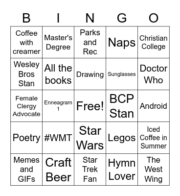 Nick Bingo Card