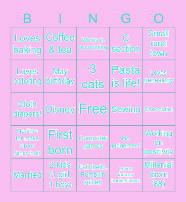 How Similar Are You to Melanie Bingo Card