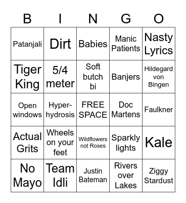 How Similar Are You to Traci? Bingo Card