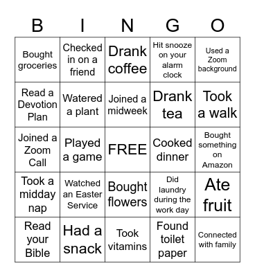 Downtown Oakland Bingo Card