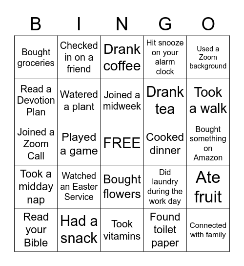 Downtown Oakland Bingo Card