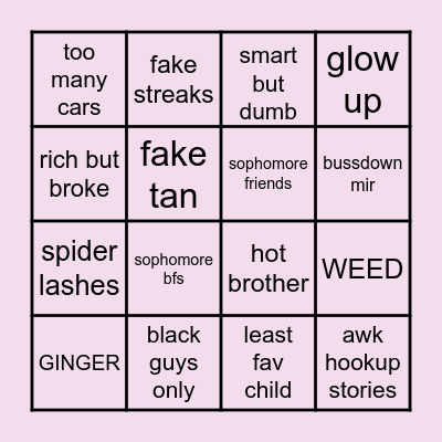 Helena B I N G O Bingo Card