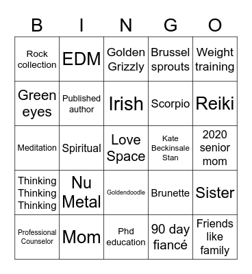 How Similar Are You to Melanie? Bingo Card