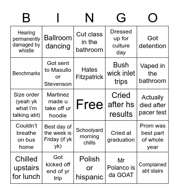 MS 577 Bingo Card