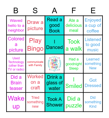 IN-ROOM BINGO Card