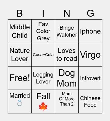 Are you like Leila? Bingo Card