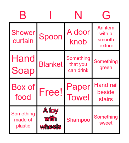 Morning BINGO Card