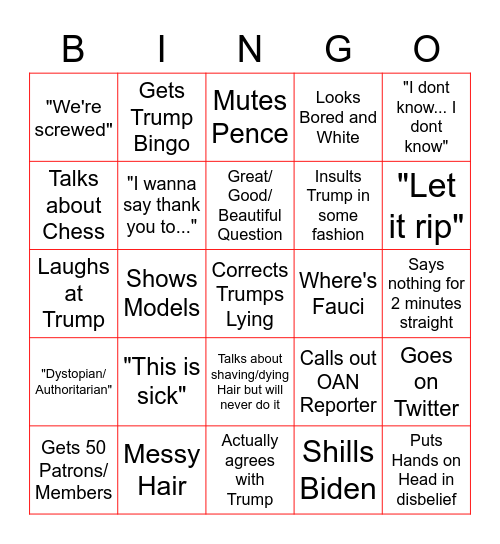 Pakman Bingo Card