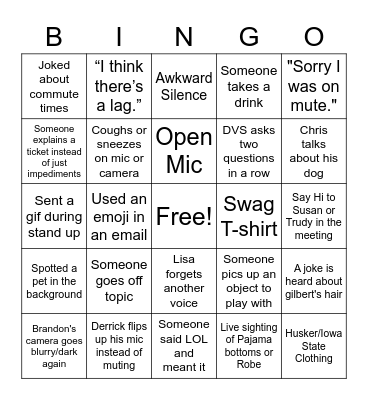 ECM BINGO ROUND 3 Bingo Card