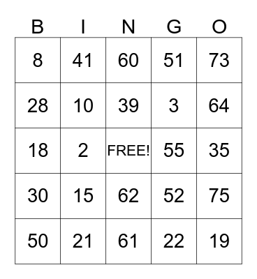 COLLEGE FOOTBALL Bingo Card