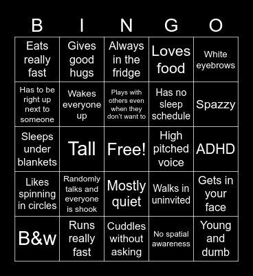 KRONK BINGO Card