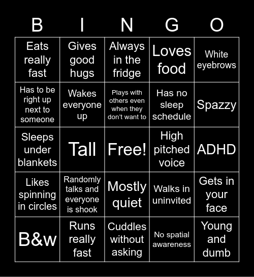 KRONK BINGO Card